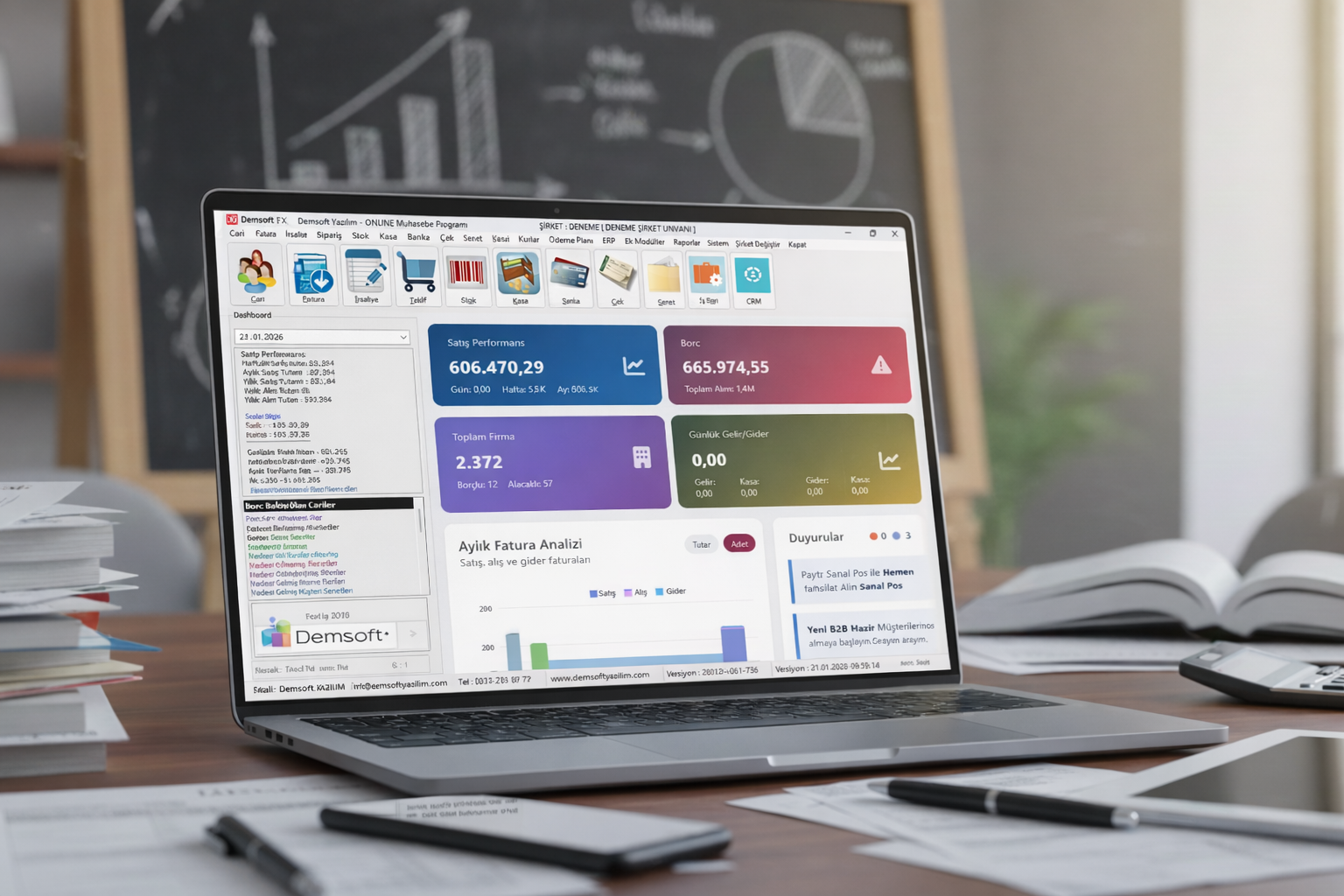 Muhasebe Programı E-Fatura uyumlu Online